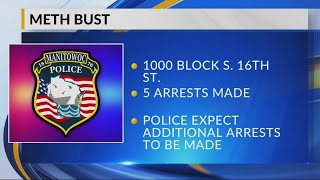 Five arrested in the City of Manitowoc following meth bust