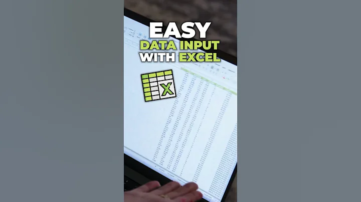 How to import data from paper into Excel in 1 click