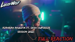 Video thumbnail of "Azahriah Akusztik ft. Desh (Supersize session 2022): My Jaw-Dropping First Time Reaction"