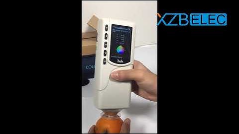 Colorimeter Operation Video from XZBELEC NR20XE