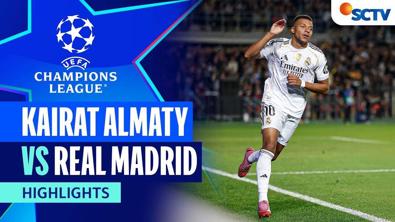 Kairat Almaty vs Real Madrid - Highlight | UEFA Champions League 2025/ ...
