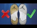 Как отбелить подошву Icy Sole кроссовок Jordan 5 Retro