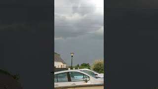 Macrorafale En Cours À Lest De La Ferté-Bernard