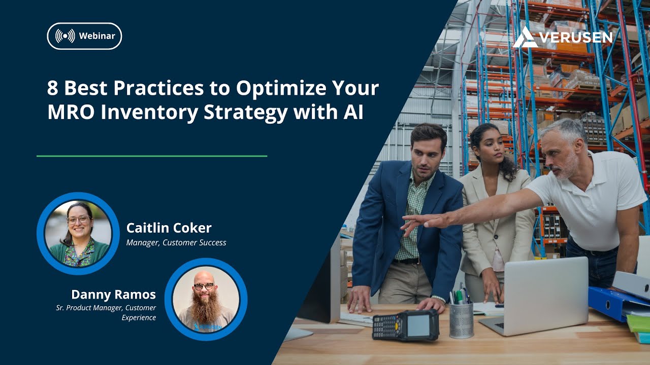 Webinar | 8 Best Practices to Optimize MRO with AI