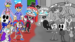 The Amazing Digital Circus , But the COLORS are MISSING!?! Animation - FNF Speedpaint.