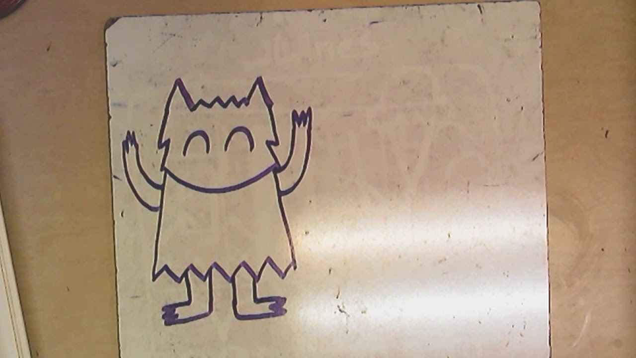 1st How to Draw Color Monster - YouTube