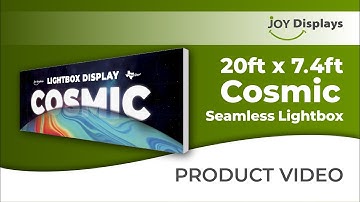 20ft Cosmic Display Setup Video