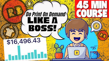 Print On Demand Free Course (Redbubble,Teepublic, Zazzle, Merch By Amazon, Society6, etc.)