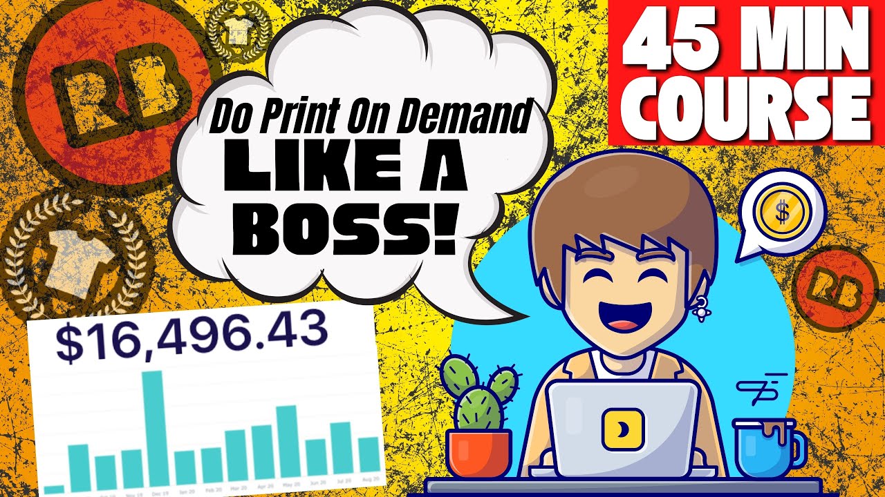 Print On Demand Free Course (Redbubble,Teepublic, Zazzle, Merch By Amazon, Society6, etc.)