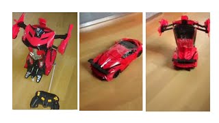 ⚡️Remote controlled 🤖Transformation, Transformer 🚖Car demo with 😲music and light screenshot 1