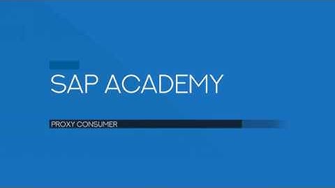 Proxy Consumer en SAP usando ABAP en Español
