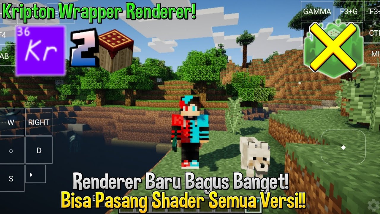 Renderer Baru Lebih Bagus Dari MG/Ltw?! Krypton Wrapper Renderer | Bisa Pake Shader Di All Version!