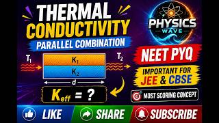 🔥 Thermal Conductivity in Parallel Combination ⚡NEET PYQ 🔥 Important for JEE & CBSE🎯
