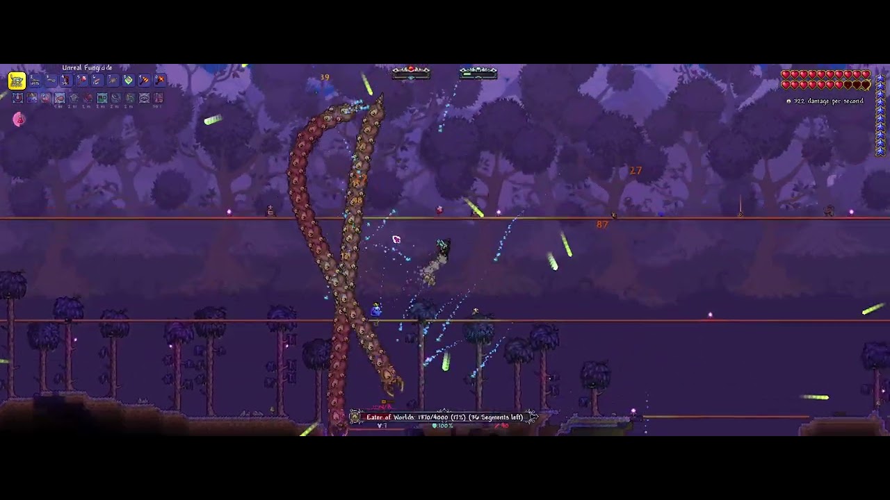 Terraria Calamity Mod Eater of Worlds [Infernum] YouTube