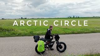 Riding a bike through the Arctic Circle