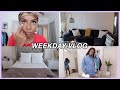 Work Week, Getting Eyelash Extensions, Fall Decor Changes! | WEEKDAY VLOG