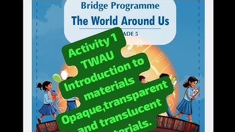 Class 5 EVS Bridge programme TWAU