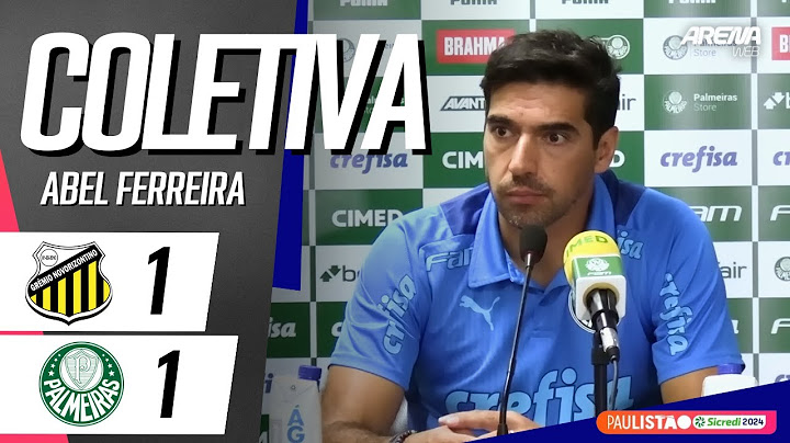 ABEL FERREIRA PRESS RELEASE | LIVE | Novorizontino 1 x 1 Palmeiras - Paulistão 2024