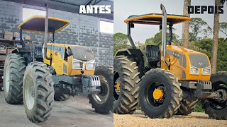Antes Depois - Projeto Valtra A750 Gi Ano 2009 By Schulis Customs 