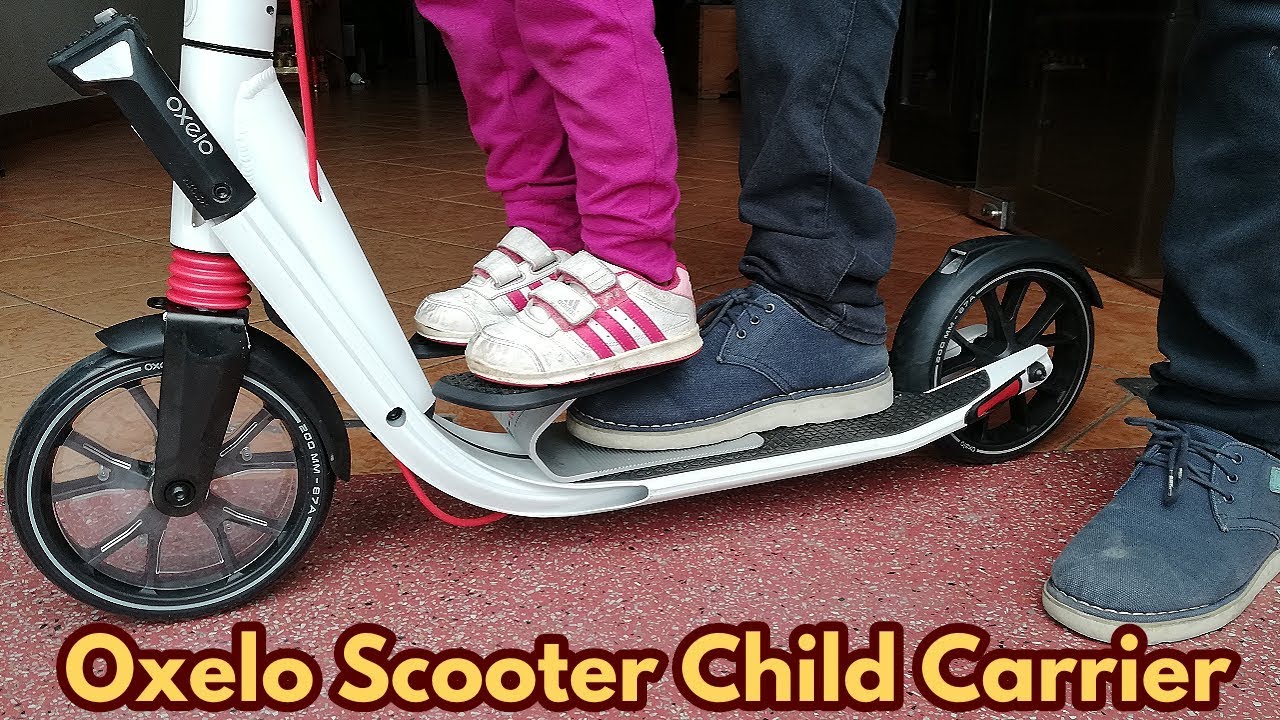 OXELO Child Carrier for Adult Scooter 