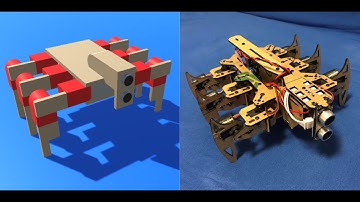 Machine Learning – a robot learns to walk.