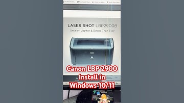 How to Download & Install Canon LBP 2900B Printer Driver in Windows 10/11 PC or Laptop #shorts