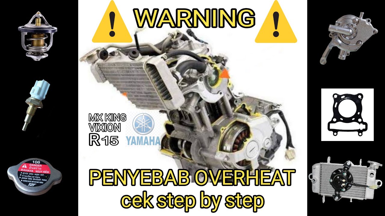 PENYEBAB MX KING OVERHEAT #yamahavixion #yamahar15
