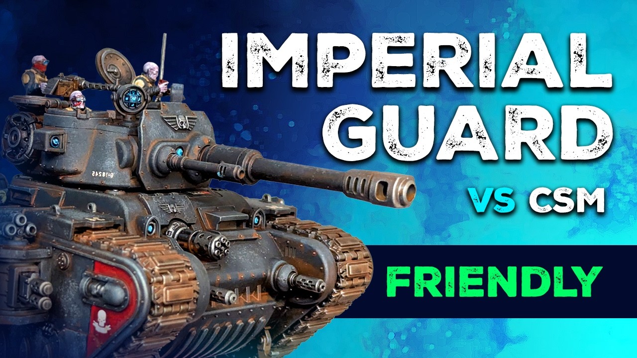 *NEW* CHAOS SPACE MARINES VS ASTRA MILITARUM | WARHAMMER 40K BATTLE REPORT