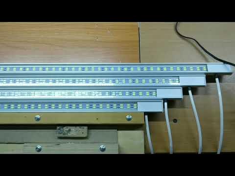 Новый алюминиевый профиль для светодиодных светильников, часть 2 - YouTube