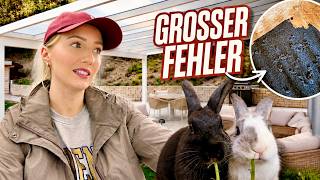 Patio Makeover & a big mistake in the rabbit enclosure...
