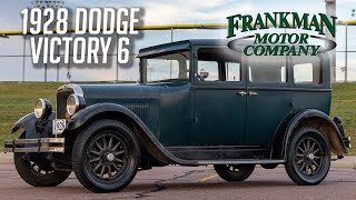 1928 Dodge Brothers Victory Six: Classic 4Door Sedan  Frankman Motor Co.  Walk Around & Driving