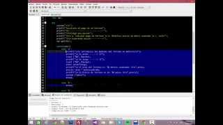 Programa Dev C++ con Switch Case de Ejemplo.