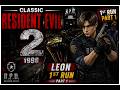 Classic Resident Evil 2 (1998) Leon 1st Run Part 1 Gameplay Walkthrough