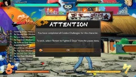 DRAGON BALL FighterZ Android 17 combo challenge 10