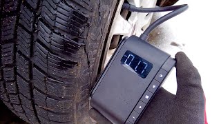 Baseus wireless car tyre air compressor - quick test and review screenshot 4