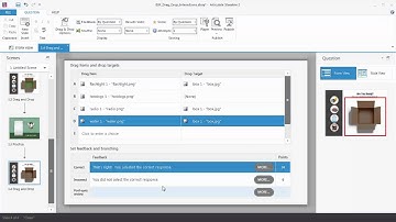 Getting Started with Articulate Storyline 2: Creating freeform drag & drop interactions