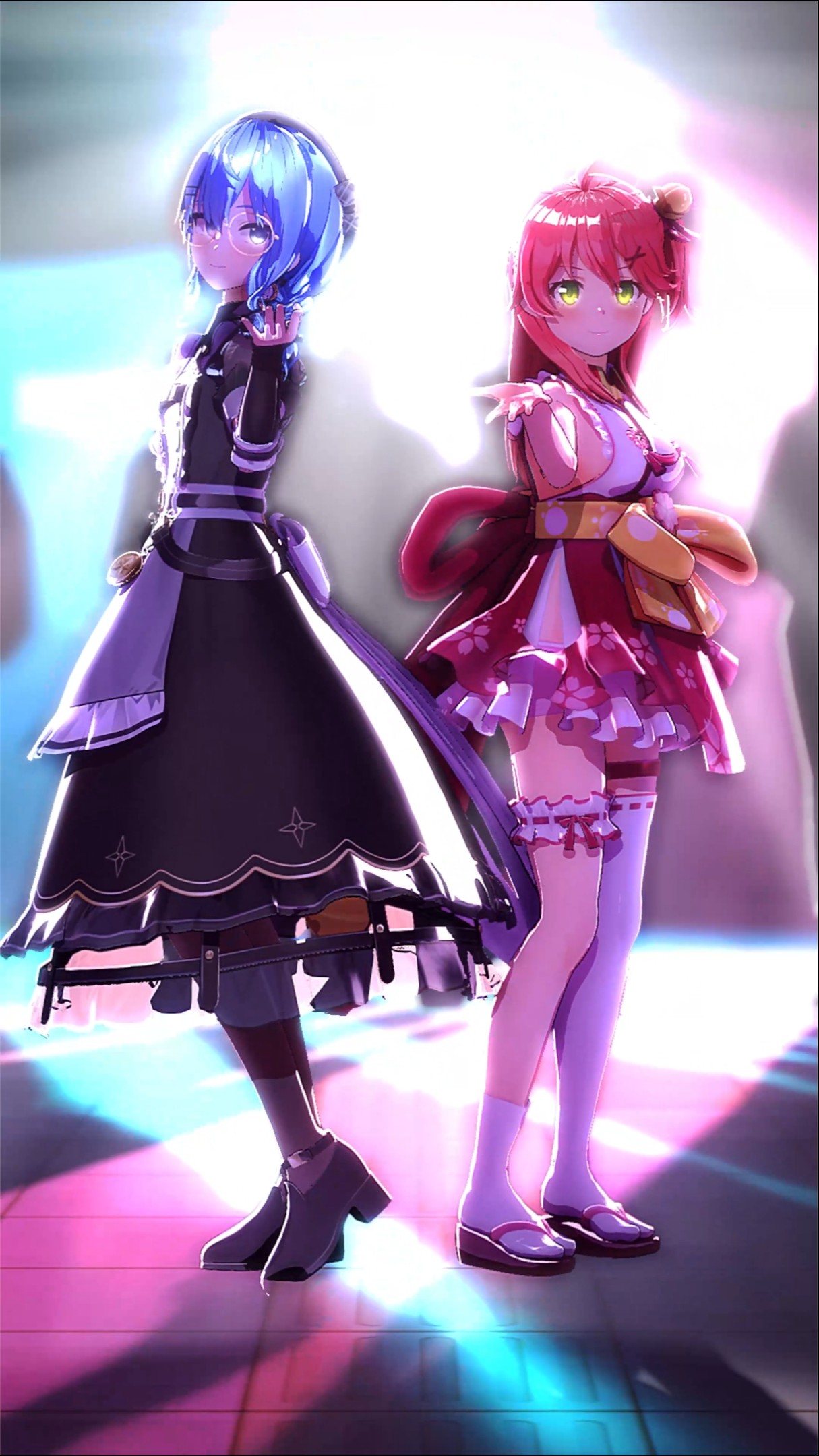 Hololive MMD】さくらみこ 星街すいせい 【Lollipop】#Lollipop