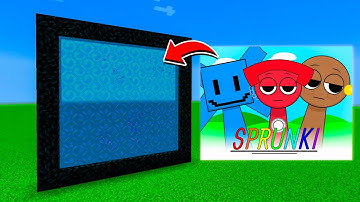 How to Make A Portal To The Oc Sprunki Dimension in Minecraft!