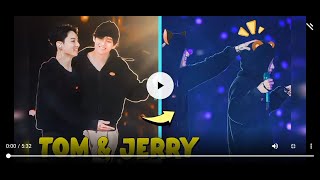 BTS Taehyung and Jungkook Tom & Jerry Version | Taekook Tom&Jerry ver...