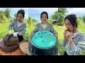 Amazing cooking deep fried cake recipe