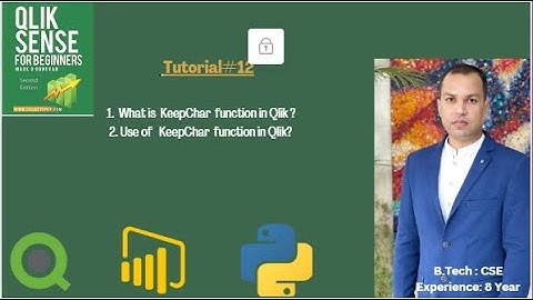 What is KeepChar in Qlik,QlikView,QlikSense QlikClood Qlik SaaS?KeepChar- script and chart function?