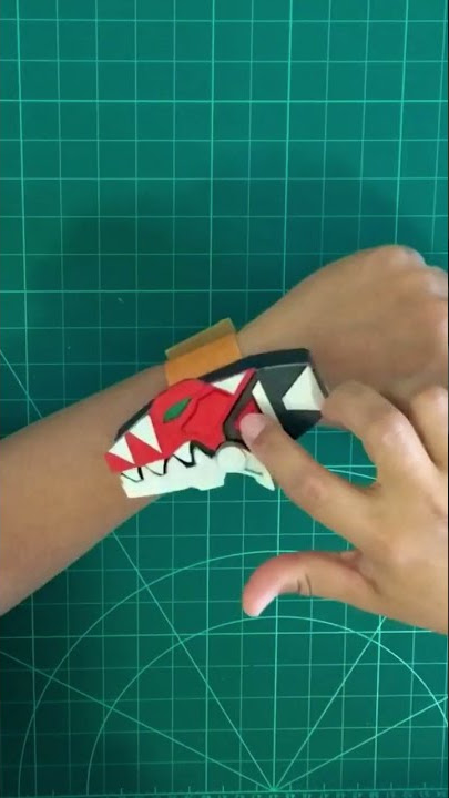 Power Rangers Dino Thunder Morpher Cardboard Power Up #powerrangers #powerrangersdinothunder #shorts