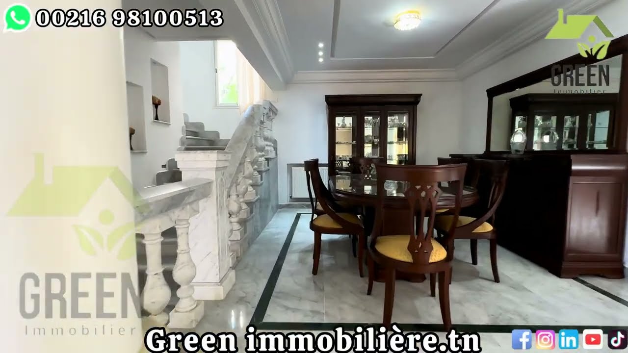 Luxury #house #hammamet #villa « SWAROVSKI » #green #immobiliertunisie