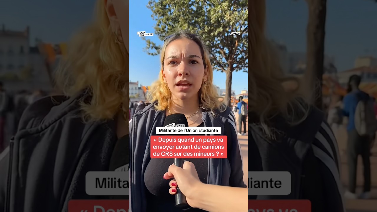 « Depuis quand un pays va envoyer autant de camions de CRS sur des mineurs ? »