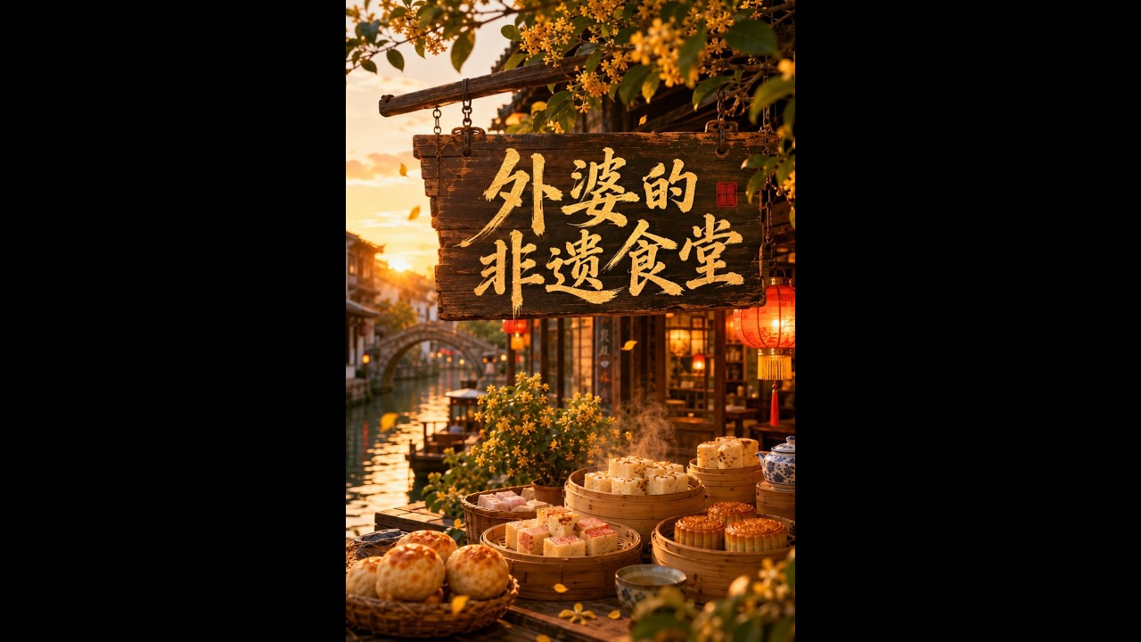 【一口气看完】《外婆的非遗食堂》#短剧 #AI短剧 #逆袭 #drama #爽剧 #鲨鱼先生