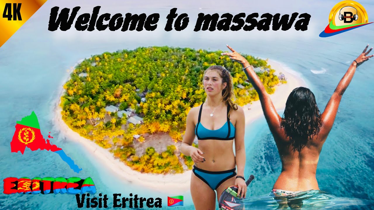 VISIT Eritrea massawa beautiful beach 🏝️ 2024 4K video dehalk Islands