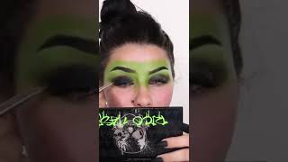 Green Witch Halloween Makeup Tutorial #halloweenmakeuplook