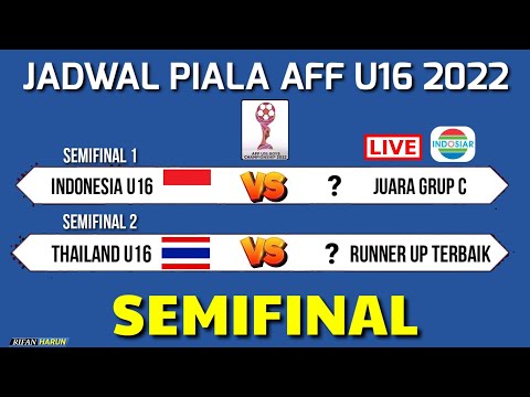 Jadwal Semifinal Piala