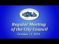 Bellflower City Council Meeting - October 13, 2025