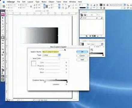 Indesign Tutorial - Using Gradients